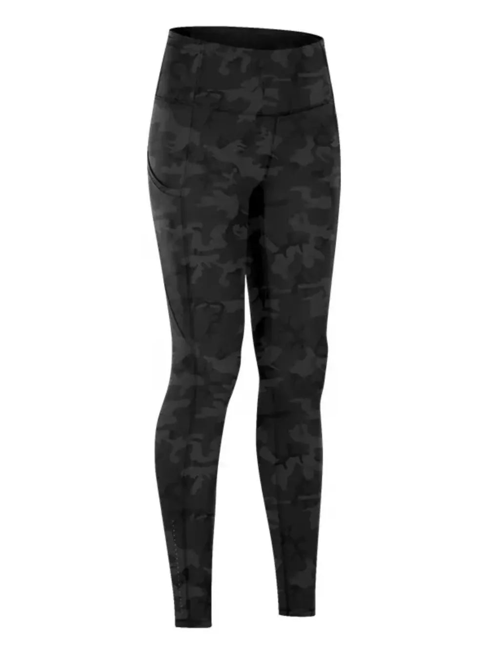 Wide Waistband Sports Leggings For Women Opaque Stretchy Nylon Blend Workout Essential Machine Wash Cold